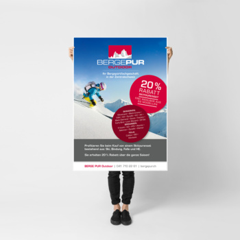 Poster Bergepur Outdoor