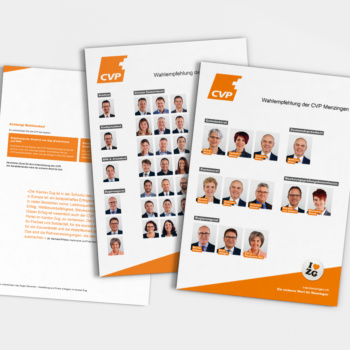 Wahlbroschüre CVP