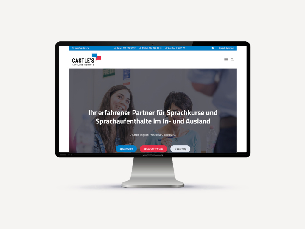 Castle's Sprachinstitut Website